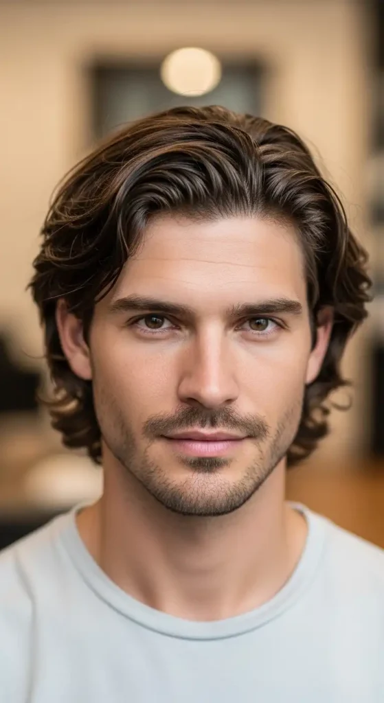 18 Low-Maintenance Men's Hairstyles That Require Minimal Styling 15 middle-part