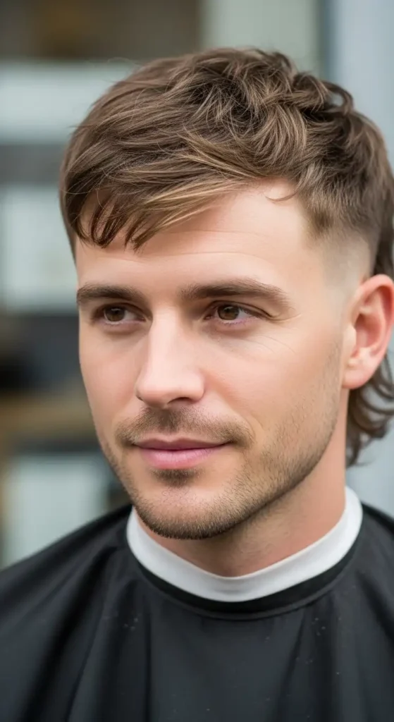 18 Low-Maintenance Men's Hairstyles That Require Minimal Styling 2 modern-mullet