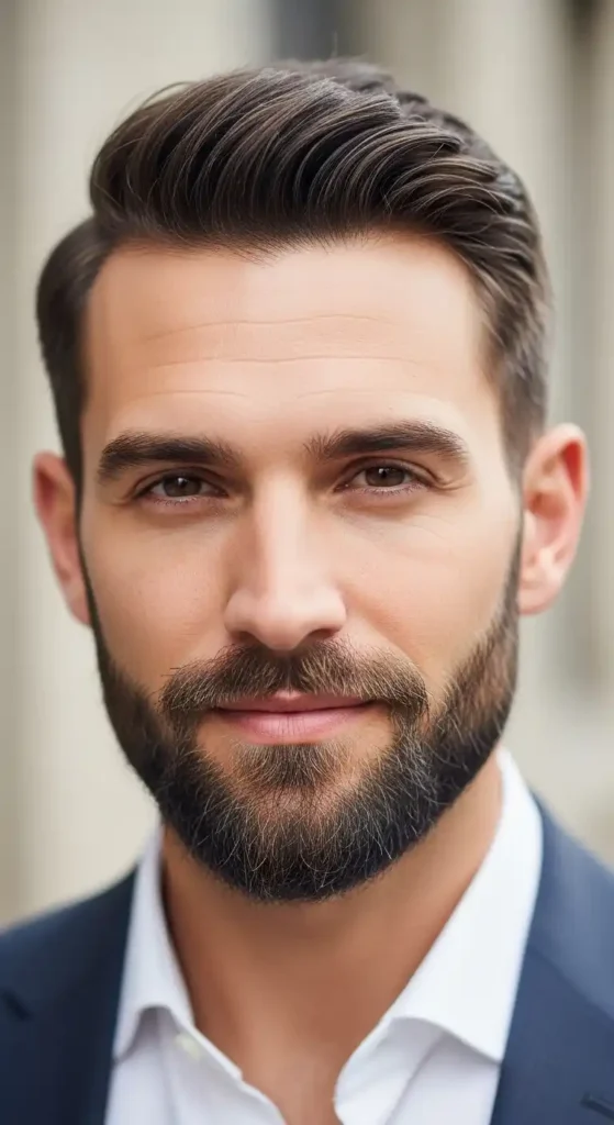 short-beard-with-defined-jawline