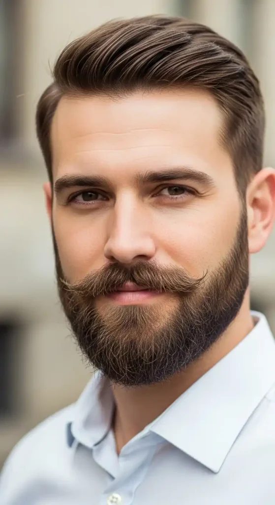 short-beard-with-mustache-blend