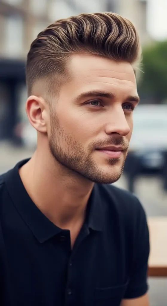 short-pompadour