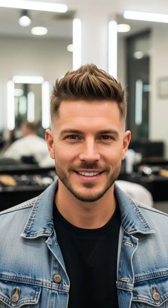 19 Low-Maintenance Haircut Ideas for Men to Look Stylish Every Day 15 short-spiky-hair