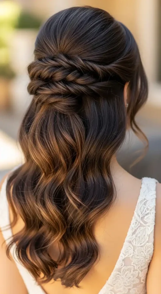twisted-half-updo
