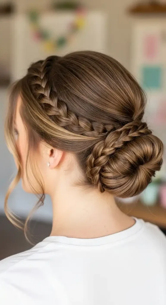 braided-low-chignon