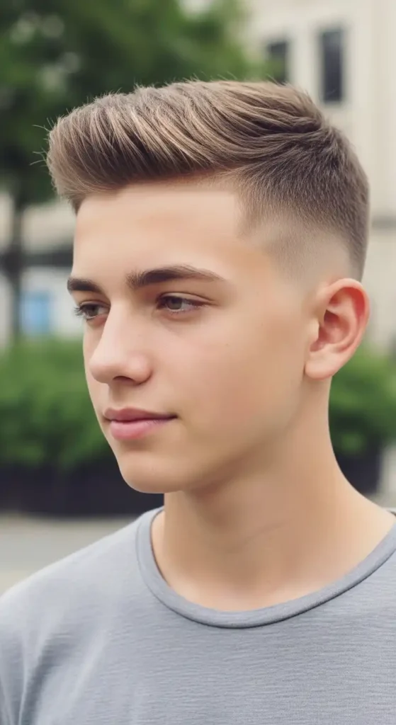 16 Best Teenage Haircuts to Keep Your Style Fresh and Trendy 5 high-fade-with-short-quiff