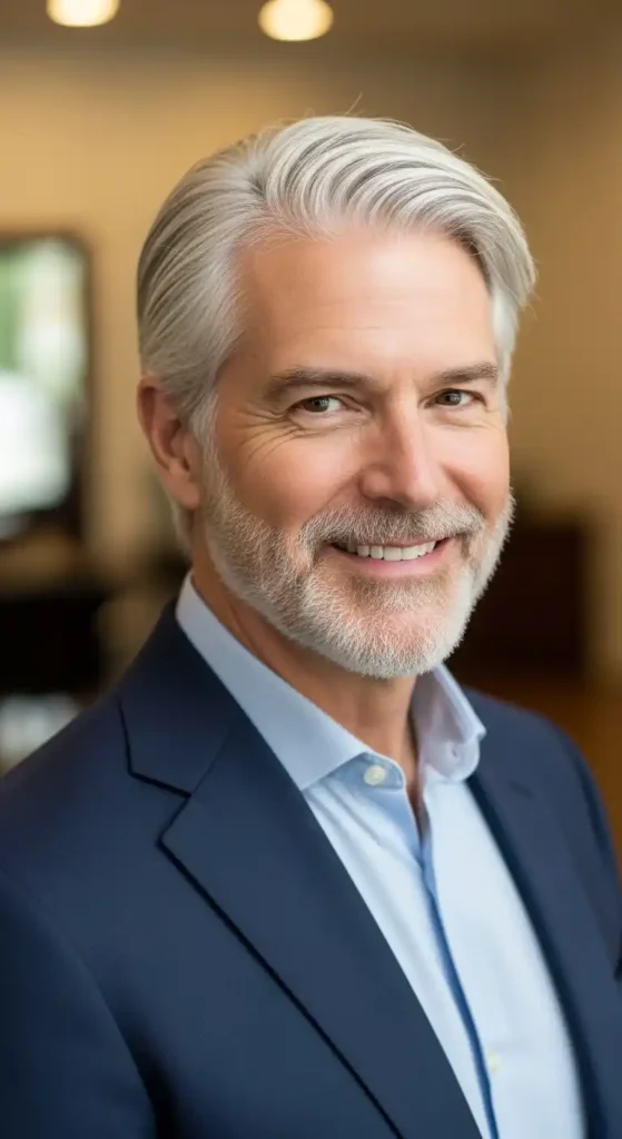 16 Best Grooming Hairstyles for Older Men With Thinning Hair 8 ivy-league
