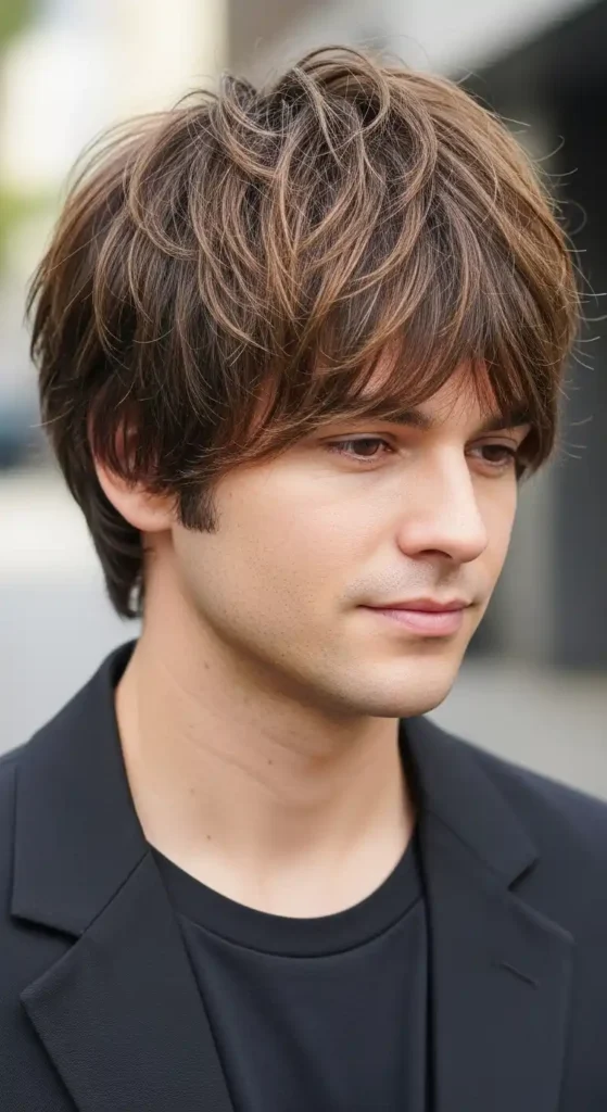 18 Shaggy Hairstyles for Men That Suit Every Face Shape 15 layered-fringe-shag