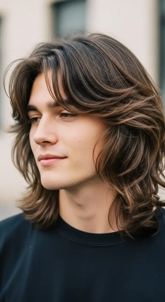 18 Shaggy Hairstyles for Men That Suit Every Face Shape 6 long-shag-with-layers