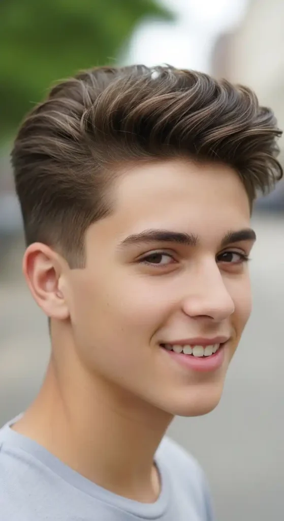 16 Best Teenage Haircuts to Keep Your Style Fresh and Trendy 16 low-skin-fade-with-textured-top
