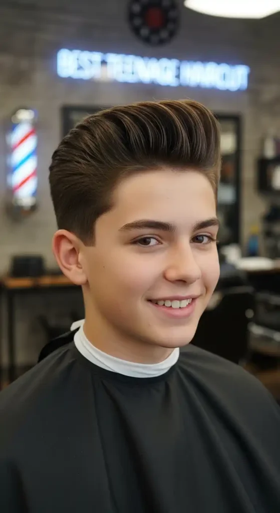 16 Best Teenage Haircuts to Keep Your Style Fresh and Trendy 9 modern-pompadour