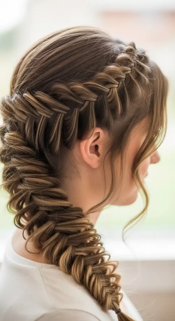 side-fishtail-braid