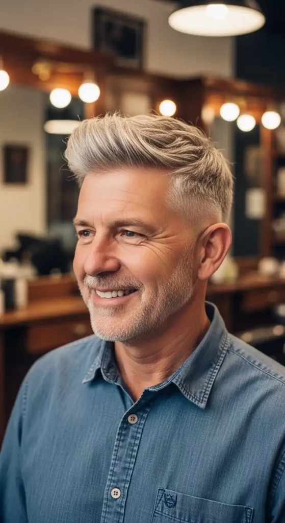 16 Best Grooming Hairstyles for Older Men With Thinning Hair 4 textured-crop