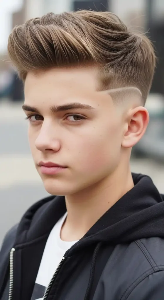 16 Best Teenage Haircuts to Keep Your Style Fresh and Trendy 11 textured-quiff-with-mid-fade