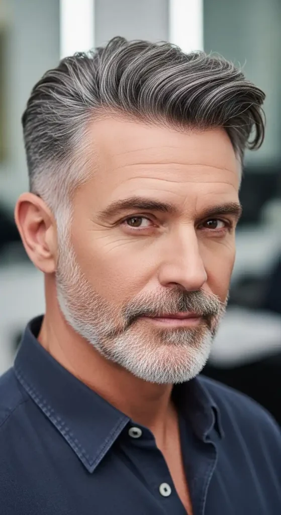 16 Best Grooming Hairstyles for Older Men With Thinning Hair 16 undercut