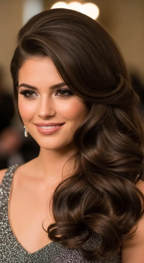 19 Beautiful Prom Hairstyles for Long Hair for a Dreamy Look 17 voluminous-blowout