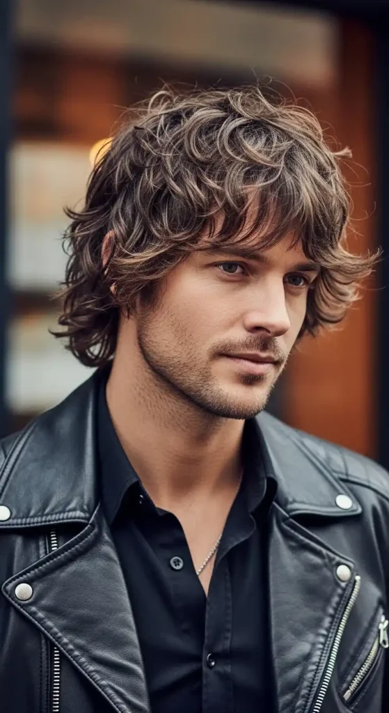 18 Shaggy Hairstyles for Men That Suit Every Face Shape 8 wavy-shag