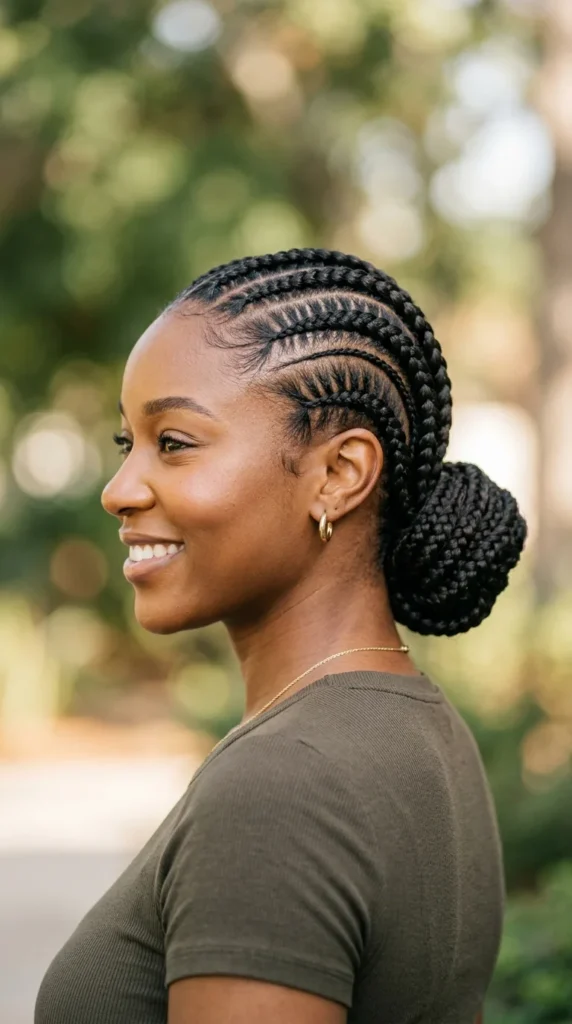 15 Hottest Braided Hairstyles for Black Women That Look Stunning 8 ghana-braids