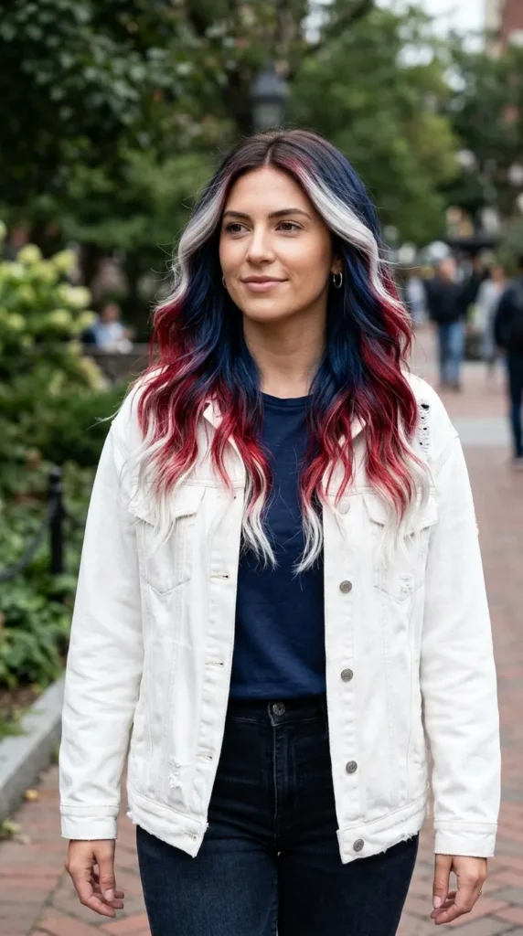 red-white-and-blue-balayage