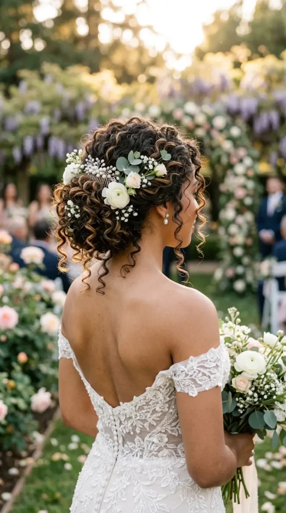 romantic-curly-bridal-updo