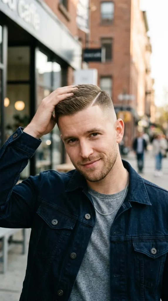short-crew-cut-with-hard-part
