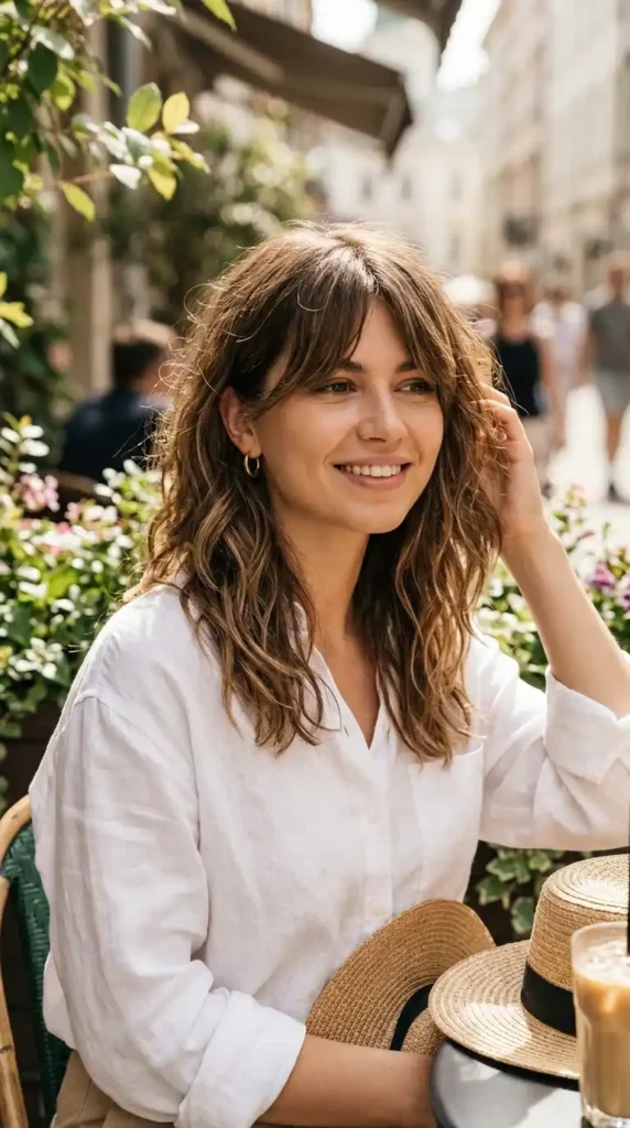 15 Summer Haircut Trends for Women That Are Everywhere Right Now 9 the-curtain-fringe-shag