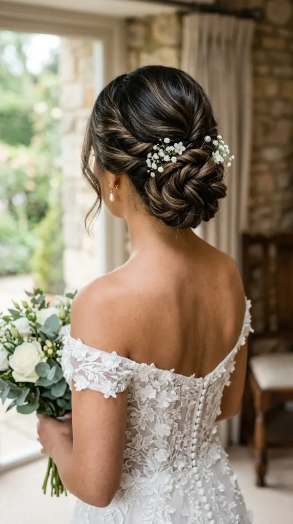 twisted-low-bun