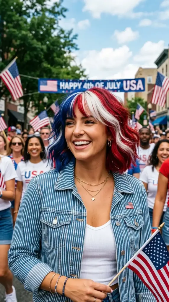 vibrant-color-block-hair
