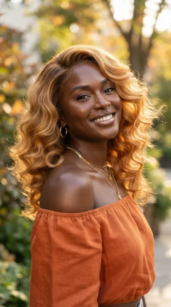honey-blonde