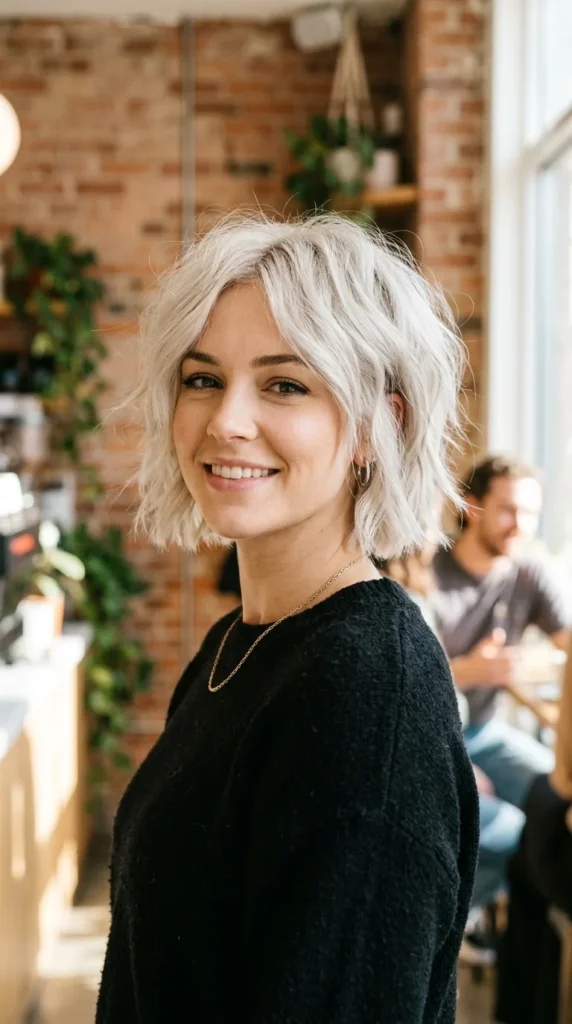 short-platinum-blonde-bob-haircut