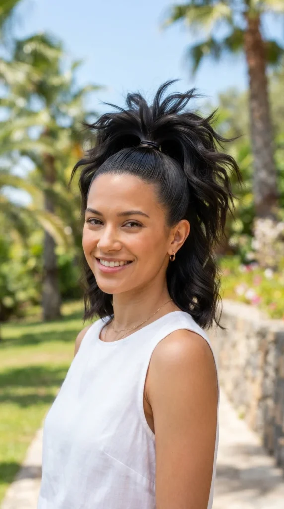 sleek-palm-tree-ponytail
