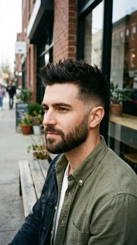 spiky-hair-with-clean-fade