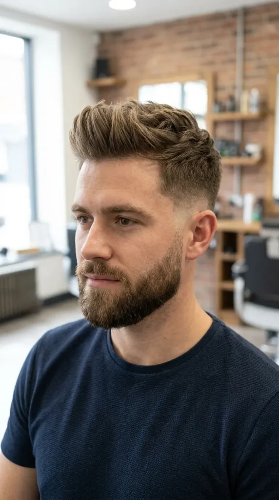 textured-quiff-with-beard